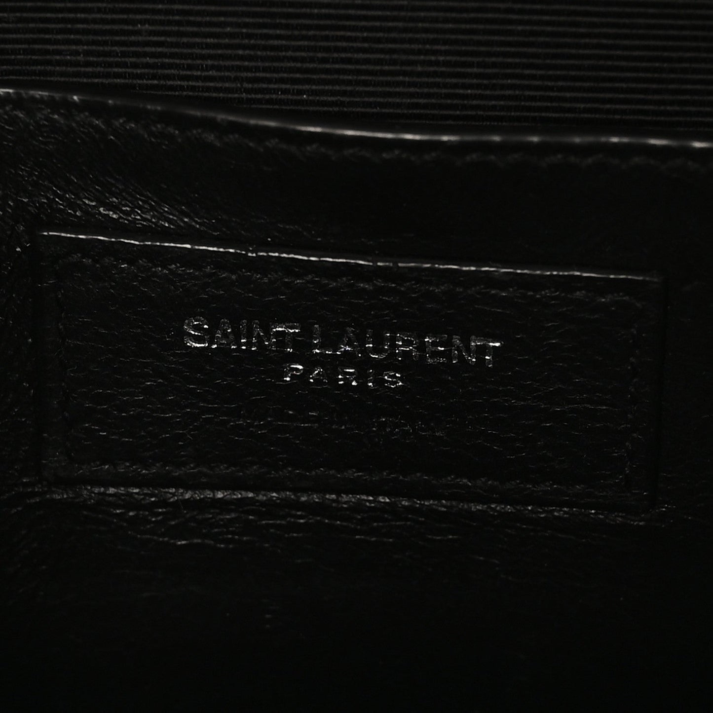 Grain De Poudre Textured Mixed Matelasse Triquilt Small Monogram Satchel Black