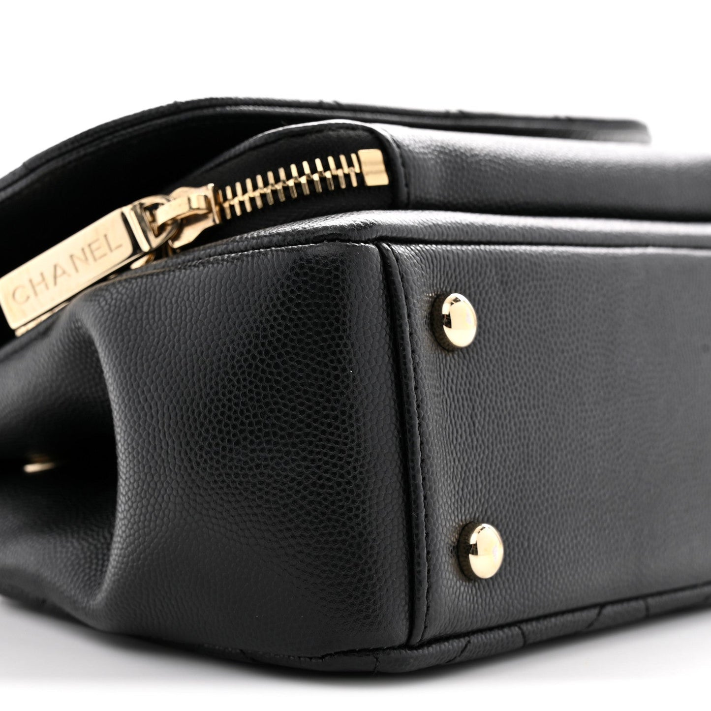 Caviar Quilted Small Business Affinity Flap Black