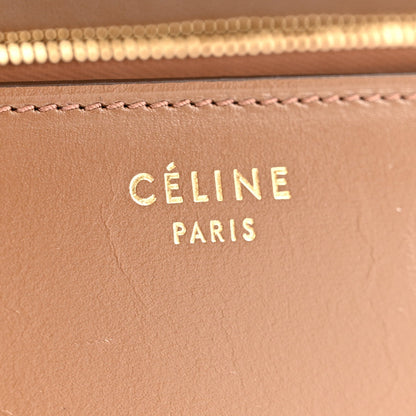 Box Calfskin Medium Classic Box Flap Bag Camel