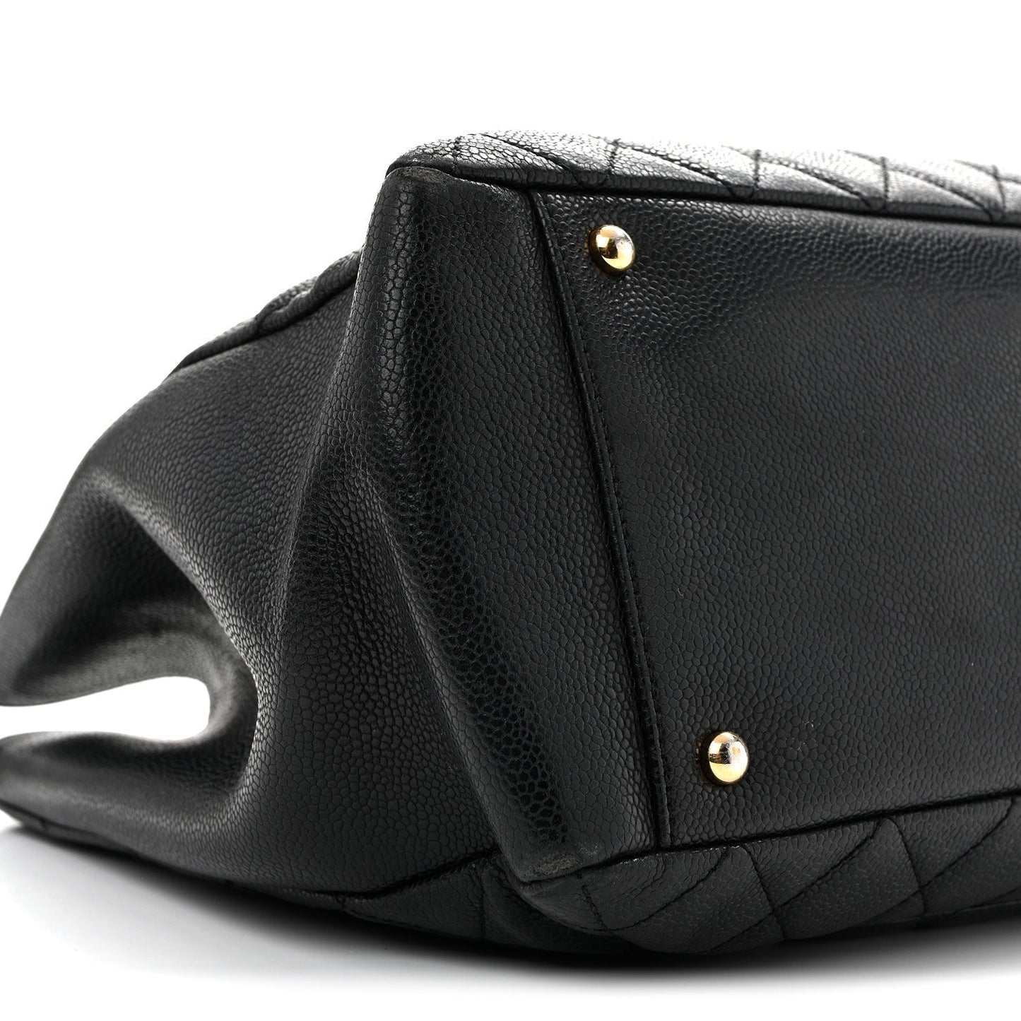 Caviar Quilted XL Grand Shopping Tote GST Black