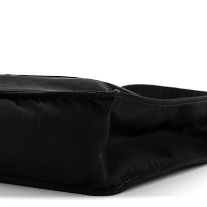 Nylon Button CC Tote Black