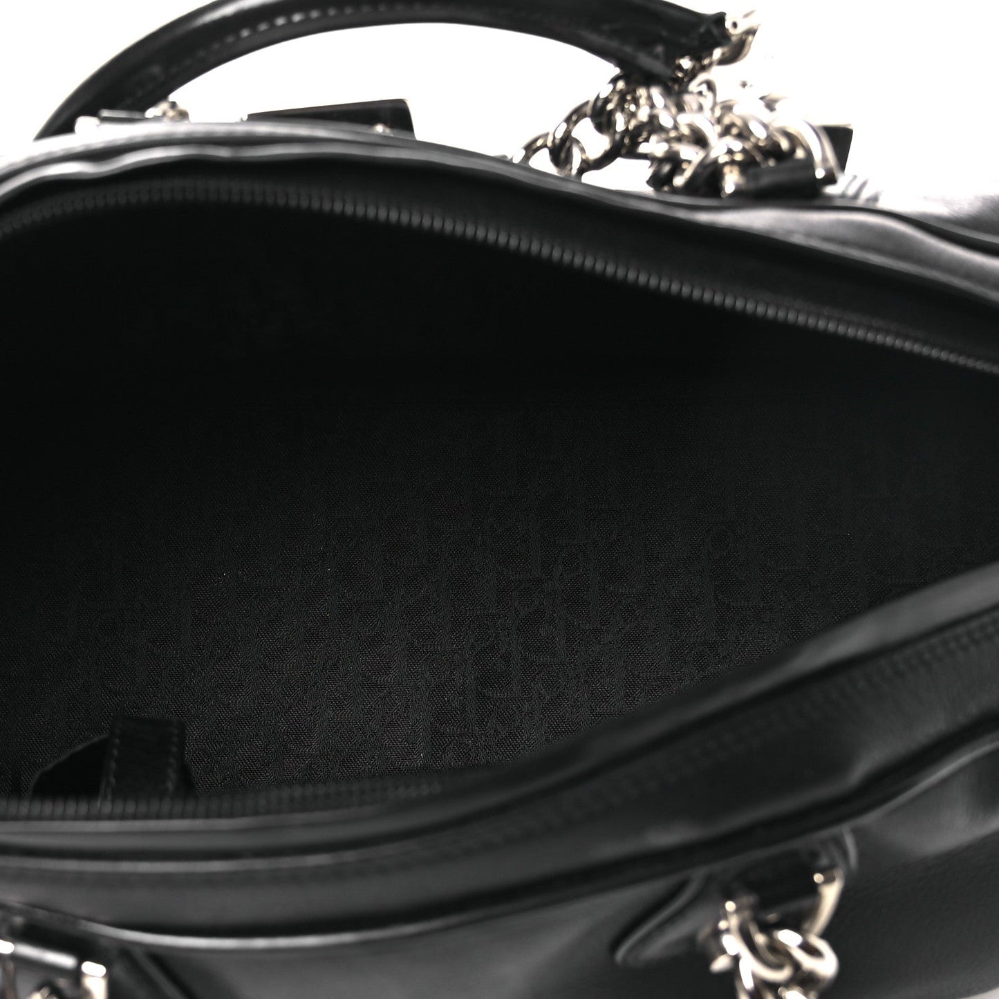 Calfskin Gambler Dice Bowler Black