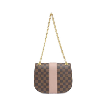 Louis Vuitton Damier Wallet Coated Canvas Shoulder Bag