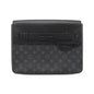 Louis Vuitton Monogram Pochette Steamer Coated Canvas Clutch Bag