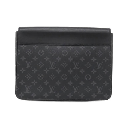 Louis Vuitton Monogram Pochette Steamer Coated Canvas Clutch Bag