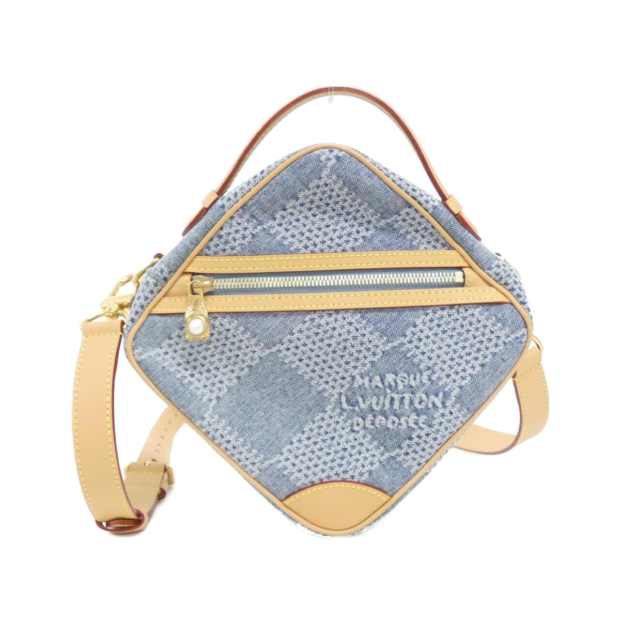 Louis Vuitton Damier Denim 3D Chess Shoulder Bag