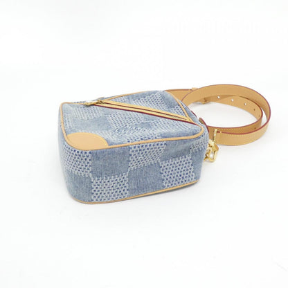 Louis Vuitton Damier Denim 3D Chess Shoulder Bag