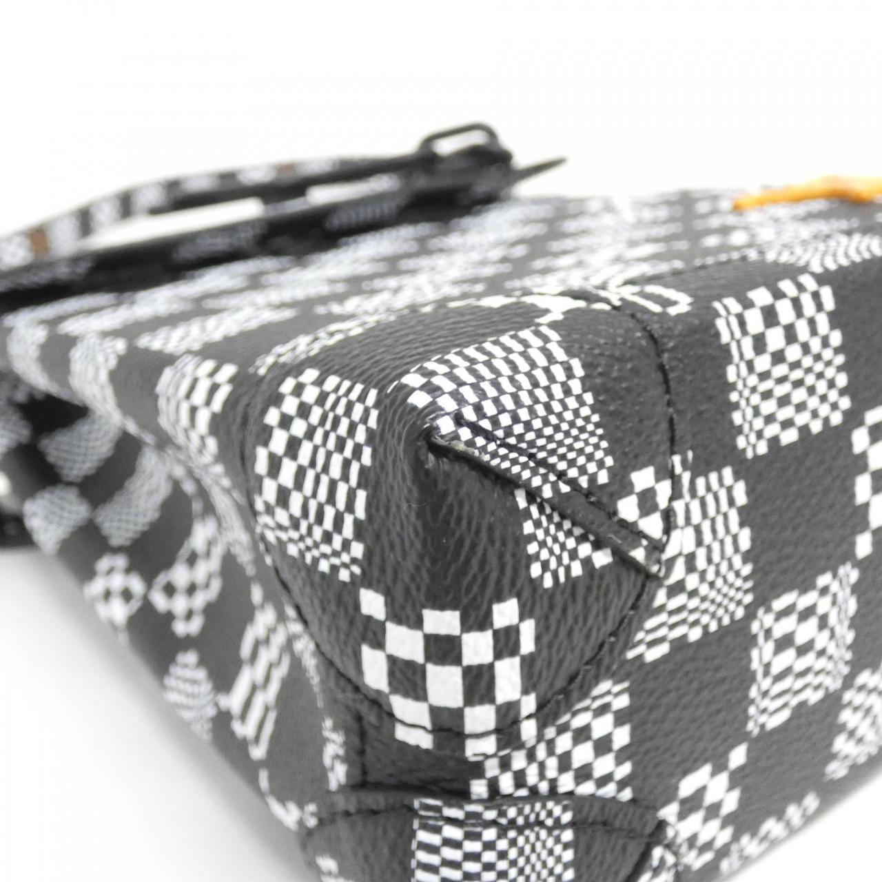 Louis Vuitton Damier Distorted Steamer XS Coated Canvas Shoulder Bag