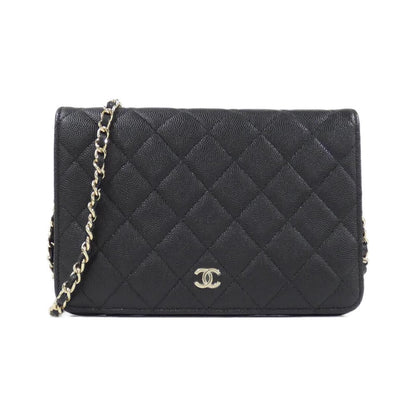Chanel Timeless Classic Line Caviar Skin Chain Clutch