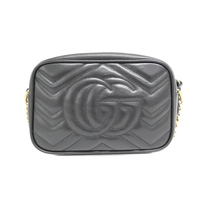 Gucci GG MARMONT Quilting Chevron Leather Shoulder Bag