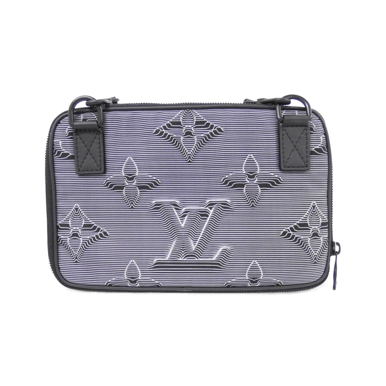Louis Vuitton Expandable Messenger Calf Nylon Shoulder Bag