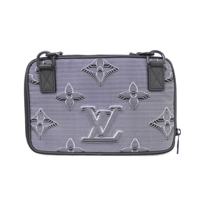 Louis Vuitton Expandable Messenger Calf Nylon Shoulder Bag