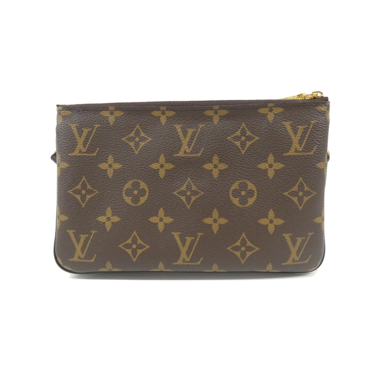 Louis Vuitton Monogram Pochette Double Zip Shoulder Bag