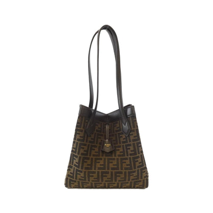 Fendi Origami MEDIUM Canvas Calf Shoulder Bag