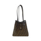 Fendi Origami MEDIUM Canvas Calf Shoulder Bag