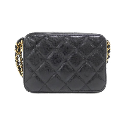 Chanel AP2858 Caviar Skin Chain Clutch