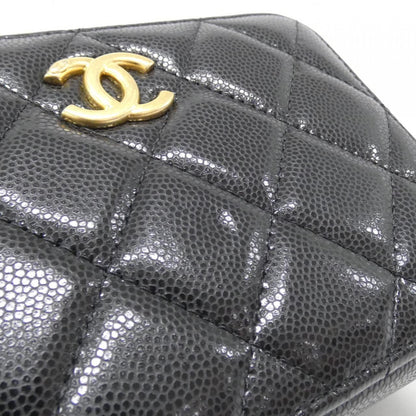 Chanel AP2858 Caviar Skin Chain Clutch