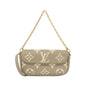 Louis Vuitton Bicolor Monogram Empreinte Wallet on Chain Shoulder Bag