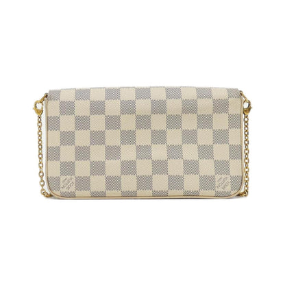 Louis Vuitton Pochette Felicie Damier Azur Shoulder Bag