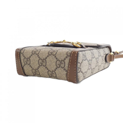 Gucci Horsebit 1955 GG Supreme Canvas Shoulder Bag