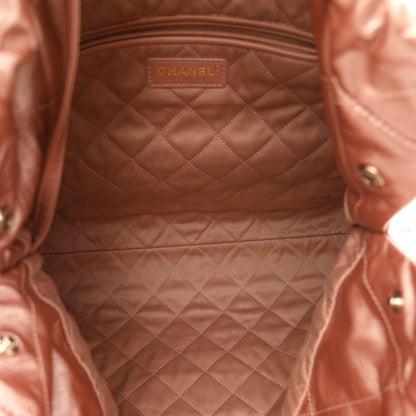Metallic Calfskin Quilted Chanel 22 Copper