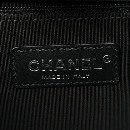 Caviar Quilted My Everything Large Shopping Tote Black