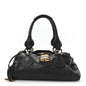 Calfskin Medium Paddington Satchel Bleu Nuit
