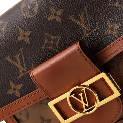 Louis Vuitton Dauphine Shoulder Bag Reverse Monogram Canvas Mini