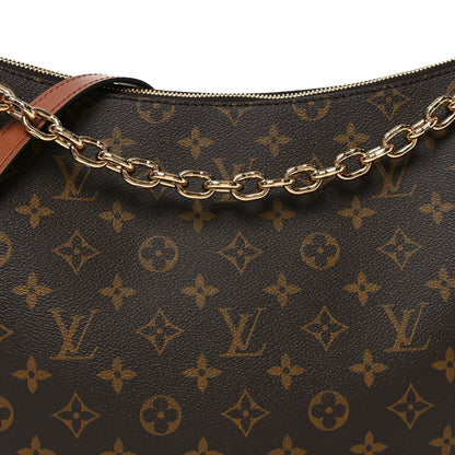 Reverse Monogram Loop Hobo