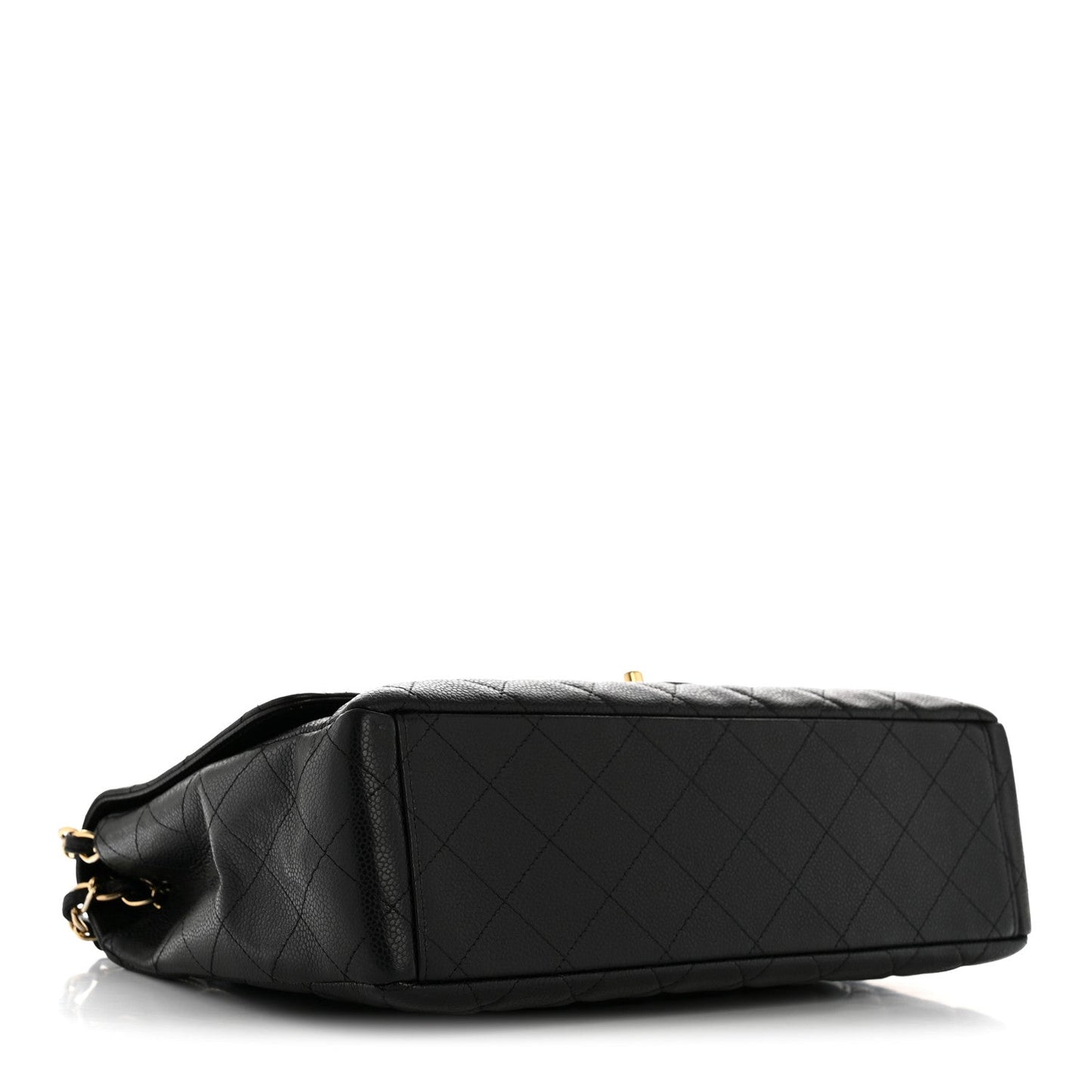 Caviar Maxi Single Flap Black