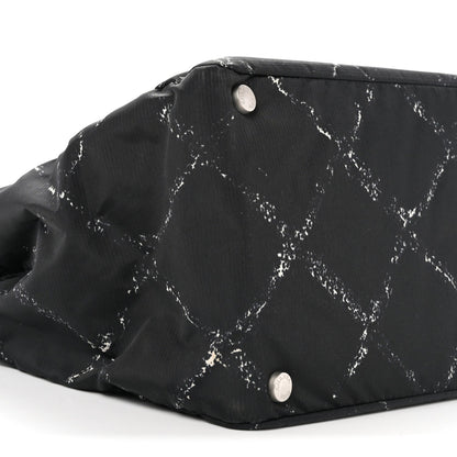 Nylon Travel Toiletry Tote Black
