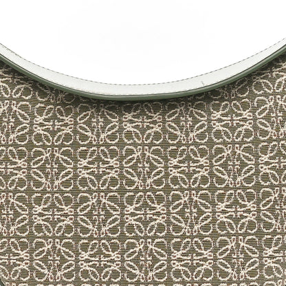 Jacquard Anagram Calfskin Luna Bag Avocado