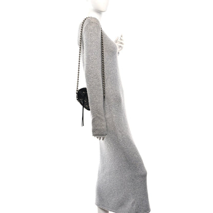 Agneau Arena Mini Le Cagole Heart Bag Black