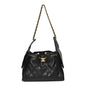 Caviar Quilted Small Chanel 25 Handbag Dark Navy