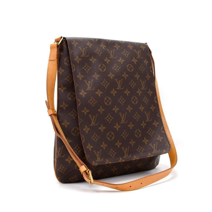 Louis Vuitto Large Musette Monogram Canvas Shoulder Bag