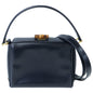 Gucci Bamboo Turn Lock Leather 2way Shoulder Bag