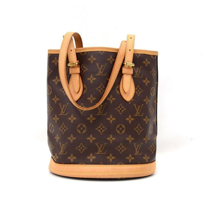 Louis Vuitto Bucket PM Monogram Canvas Shoulder Bag