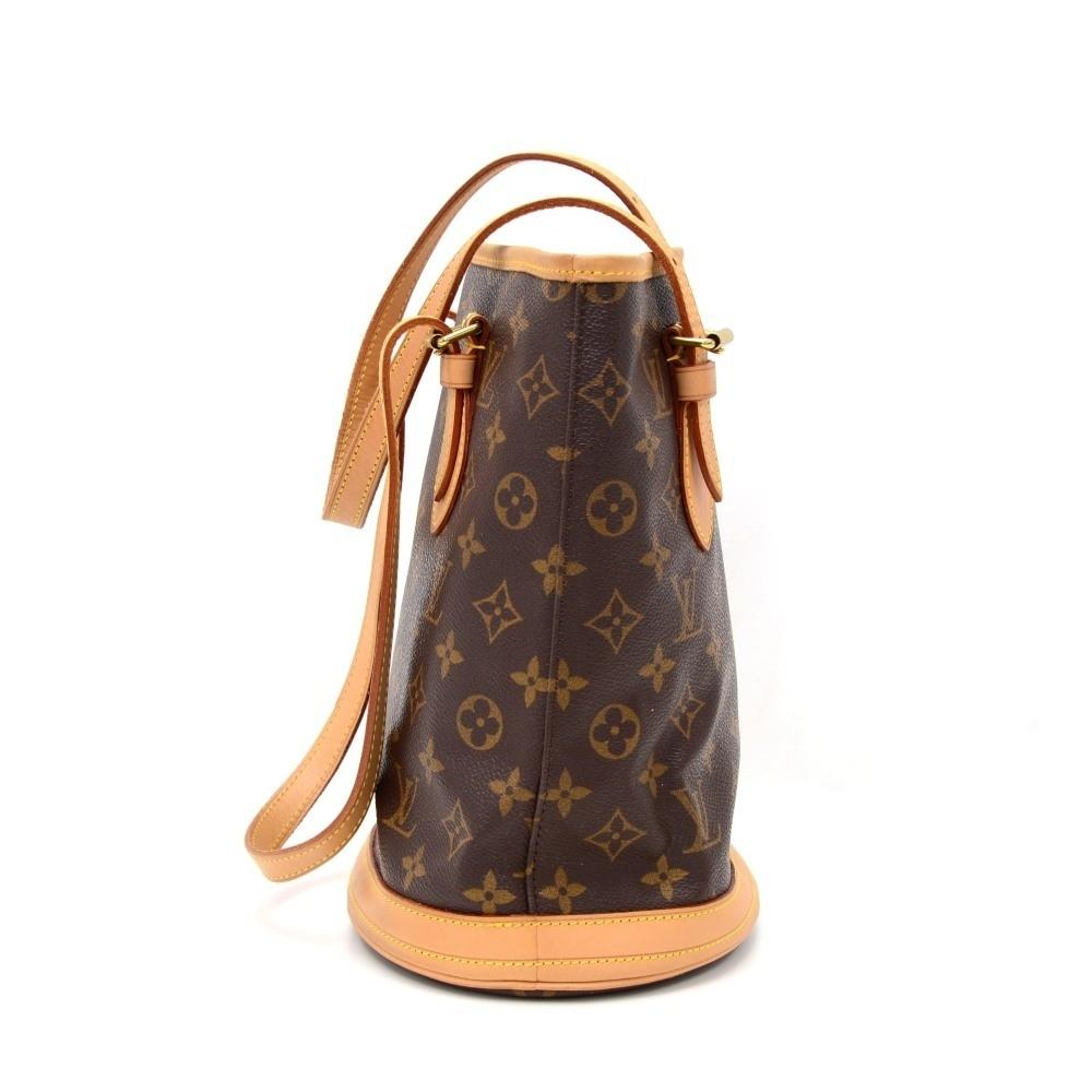 Louis Vuitto Bucket PM Monogram Canvas Shoulder Bag