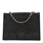 Lambskin Quilted Diamond CC Flap Black