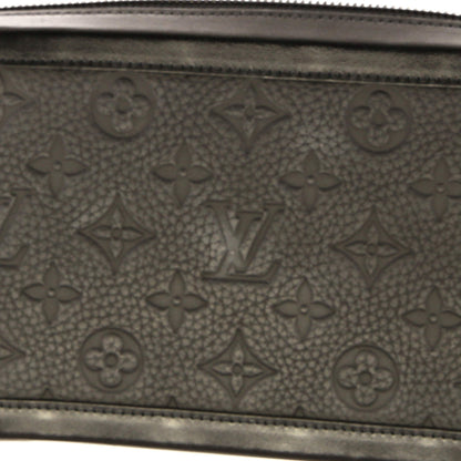Louis Vuitton Soft Trunk Clutch Monogram Taurillon Leather