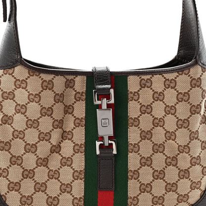 Monogram Web Jackie O Hobo Dark Brown