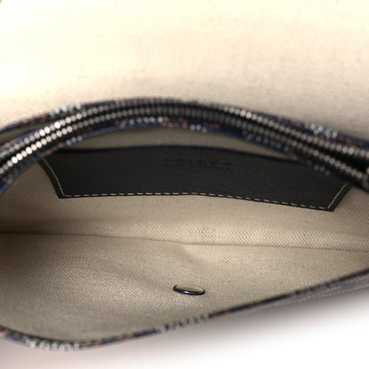 Goyardine Plumet Wallet Clutch Navy