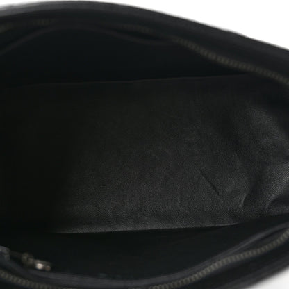 Caviar Quilted Medallion Tote Black