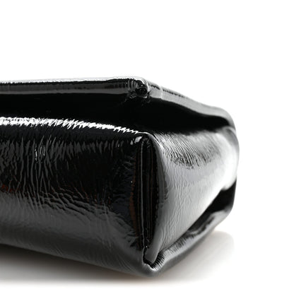 Naplak Patent Calfskin Monochrome Loubi54 Shoulder Bag Zaffiro
