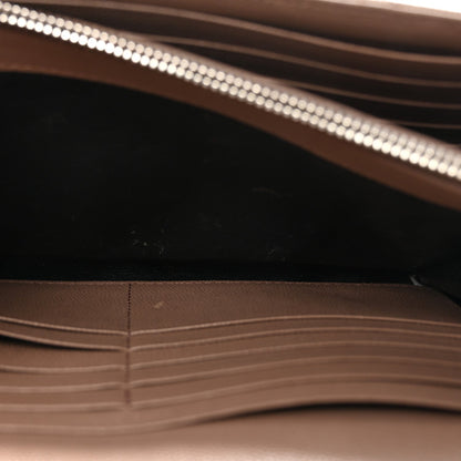 Grain De Poudre Matelasse Chevron Monogram Chain Wallet Taupe
