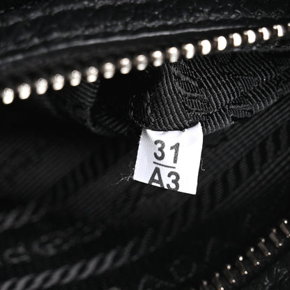 Vitello Daino Soft Flap Crossbody Black