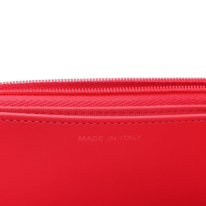 Caviar Quilted Wallet on Chain WOC Dark Pink
