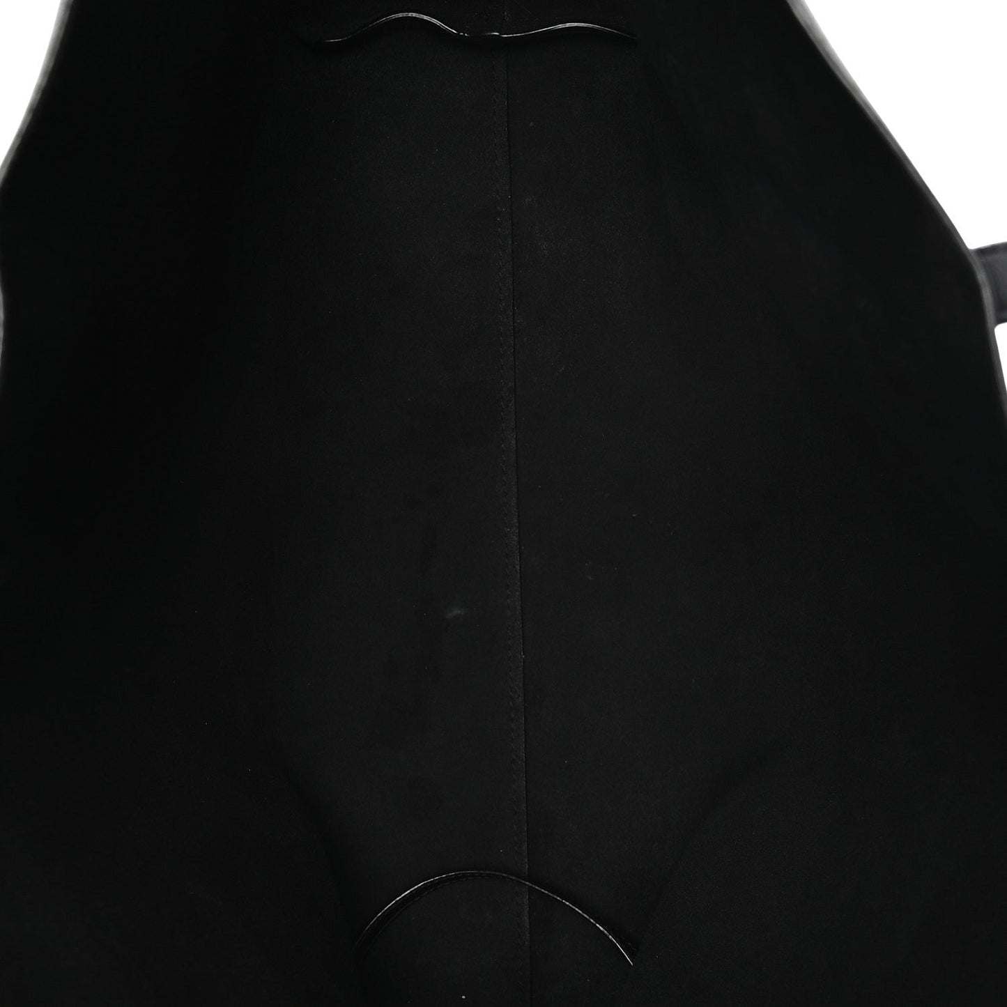 Calfskin Large Shopping Tote Black