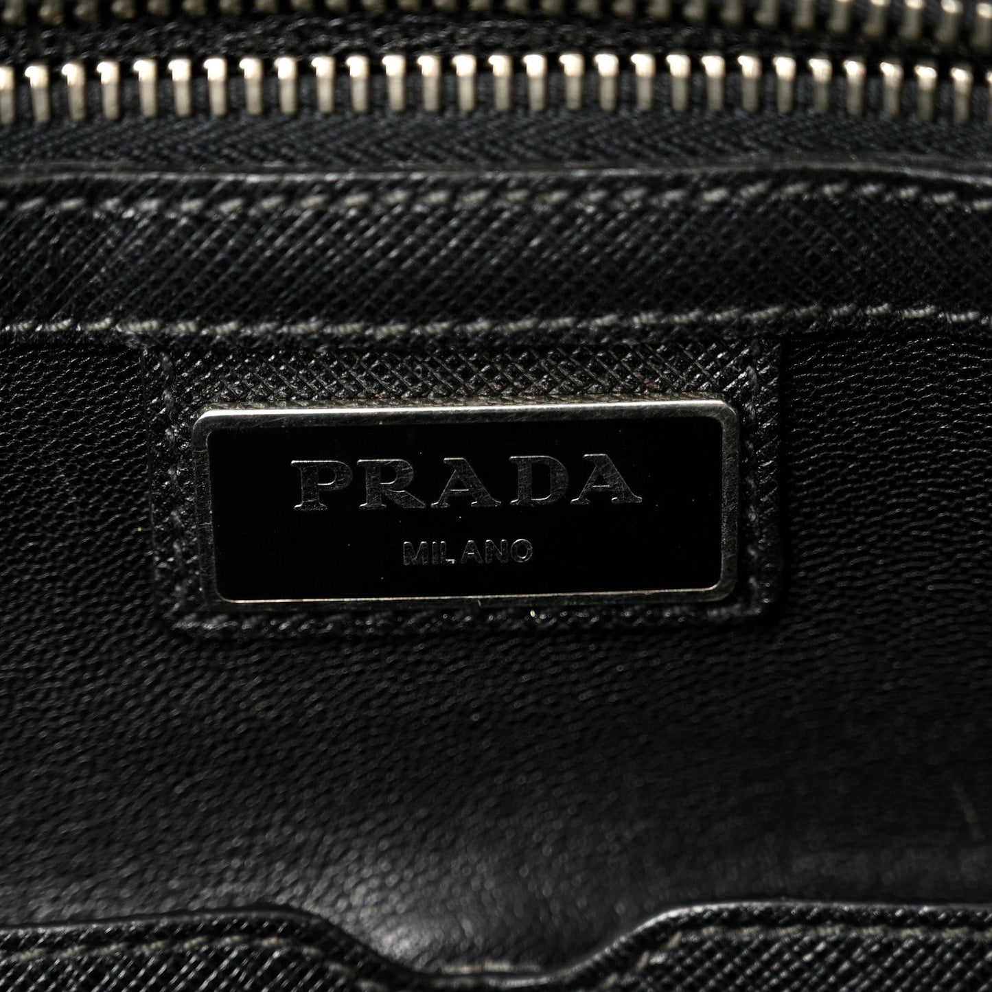 Saffiano Travel Briefcase Black