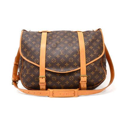 Louis Vuitto Saumur 43 Monogram Canvas Shoulder Bag